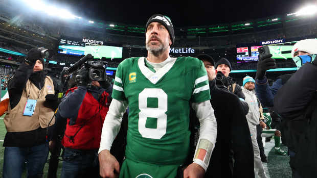 New York Jets quarterback Aaron Rodgers