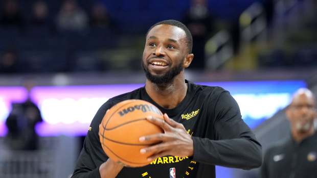 Golden State Warriors forward Andrew Wiggins (22)