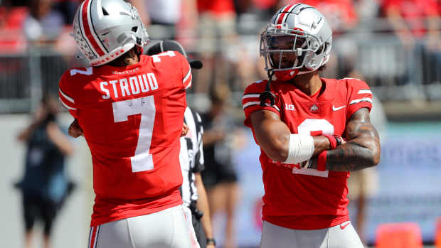 CJ Stroud Predicted to Reunite With Former Ohio State Teammate in Mock Draft