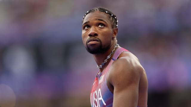 Noah Lyles (USA) during the Paris 2024 Olympic Summer Games.