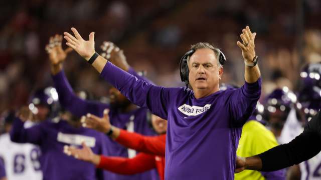 TCU Horned Frogs head coach Sonny Dykes.