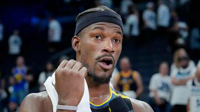 Golden State Warriors forward Jimmy Butler.