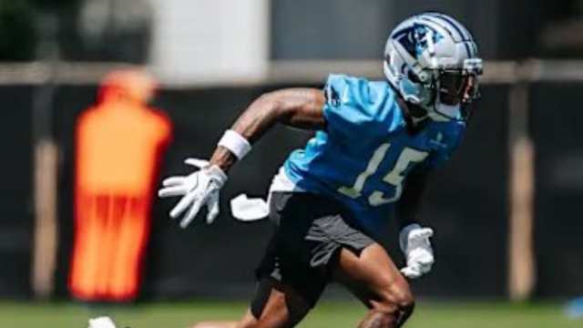 Carolina Panthers rookie wide receiver Jimmy Horn Jr.
