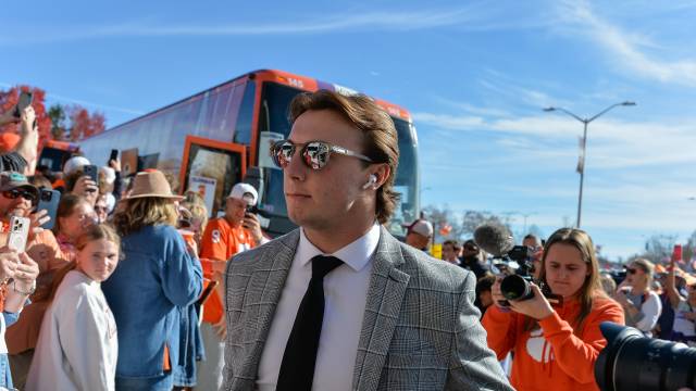 Clemson Tigers quarterback Cade Klubnik (2)