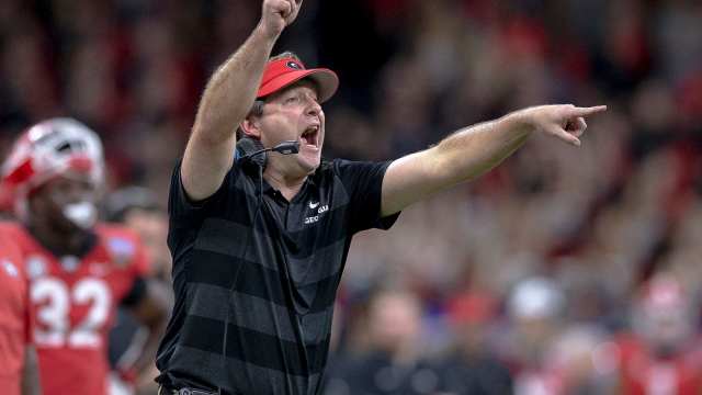Georgia Bulldogs football head coach Kirby Smart.