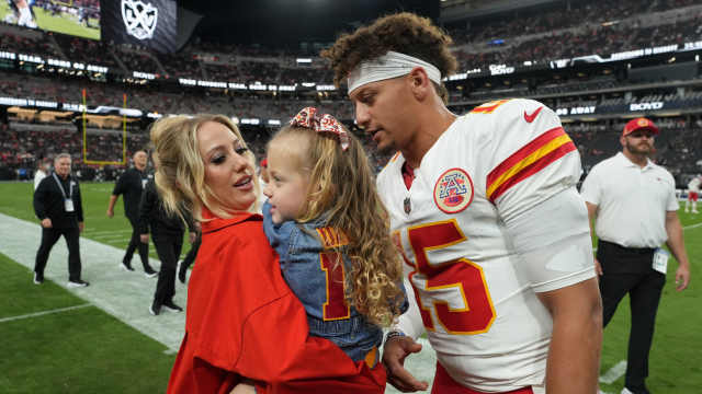 Kansas City Chiefs quarterback Patrick Mahomes and his wife Brittany