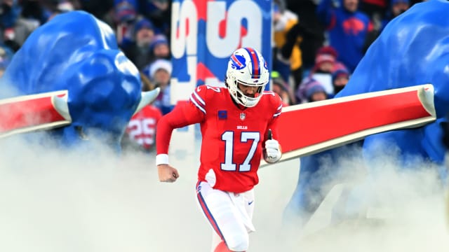 Bills quarterback Josh Allen at Highmark Stadium on Dec. 22, 2024.