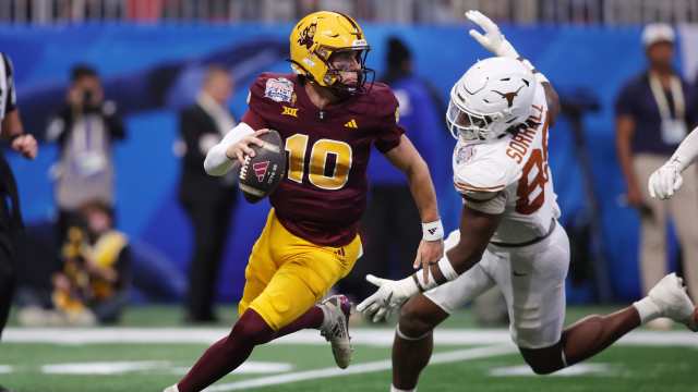 Arizona State quarterback Sam Leavitt