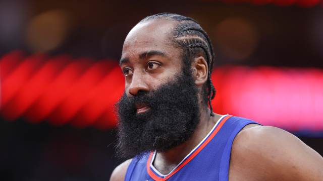 Los Angeles Clippers guard James Harden (1).