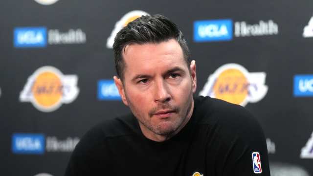 Los Angeles Lakers coach JJ Redick.