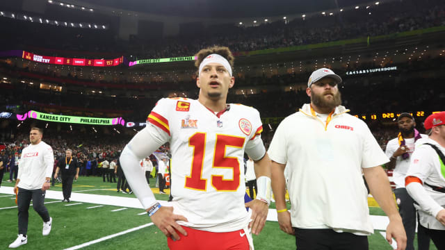 Kansas City Chiefs quarterback Patrick Mahomes (15)