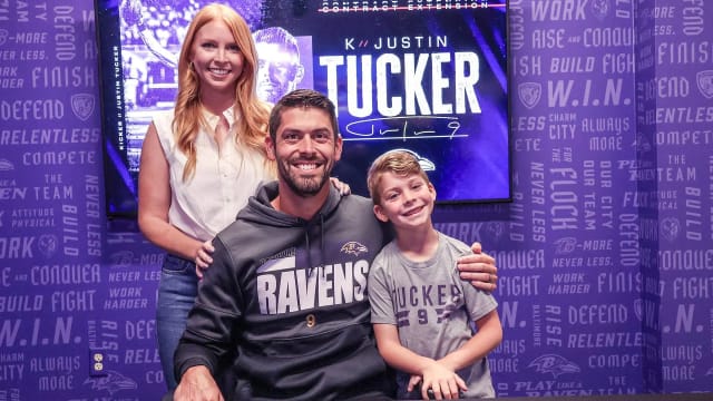 Ravens - Justin Tucker Family