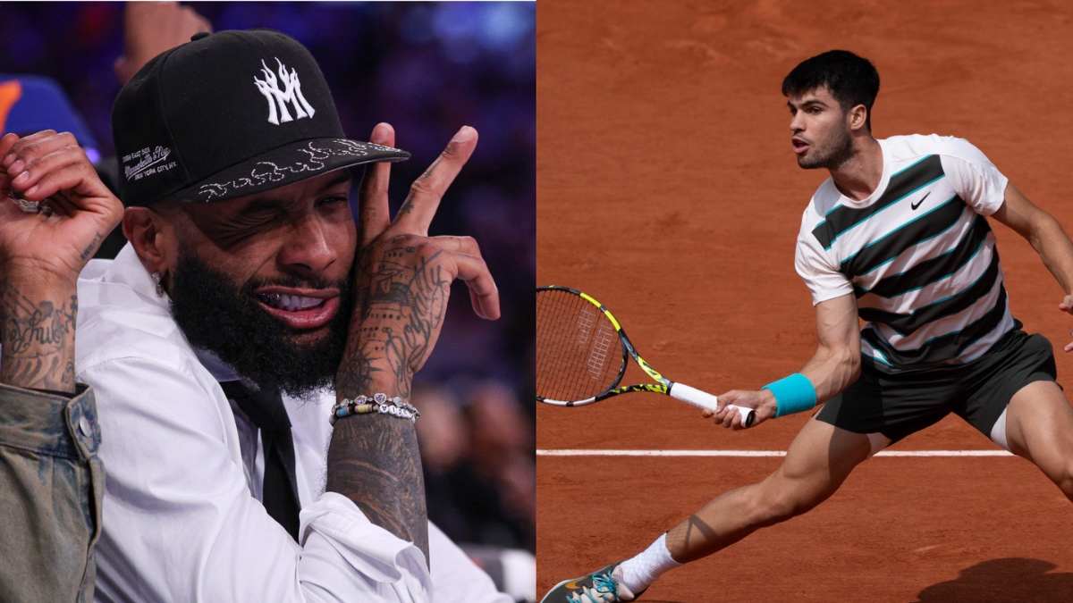 Odell Beckham Jr.'s Candid Reaction to Carlos Alcaraz is Catching Attention - Athlon Sports