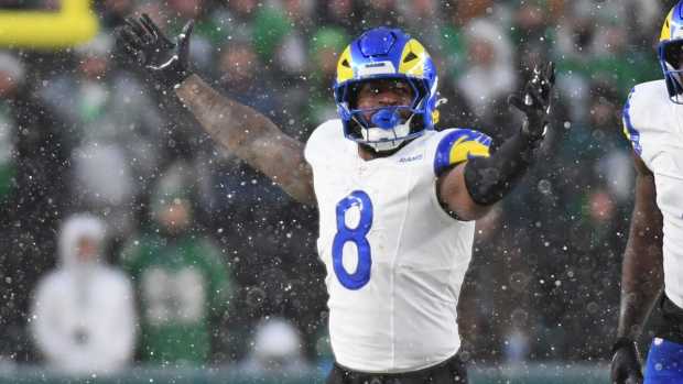 Rams edge rusher Jared Verse