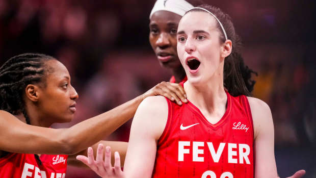 Indiana Fever guard Caitlin Clark (22).
