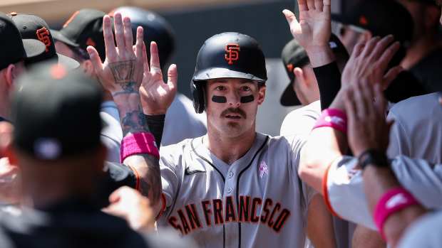 Giants' Mike Yastrzemski Turns Heads With Mustache May Revival - Athlon Sports