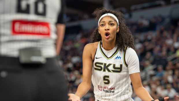 Chicago Sky forward Angel Reese.
