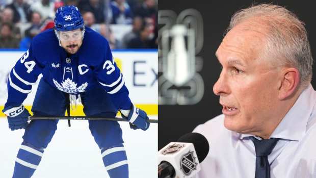 Video of Auston Matthews, Craig Berube’s Chat Before Game 6 Turns Heads - Athlon Sports