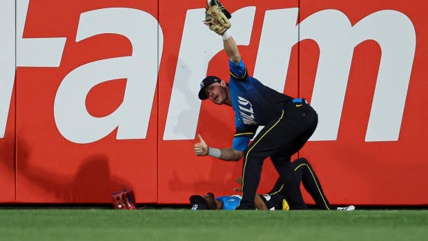 Phillies Outfielder Feels 'Best' After Incredible Ninth Inning Catch - Athlon Sports