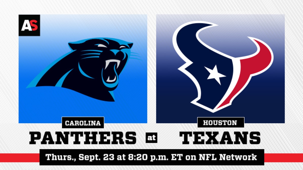 Houston Texans vs Carolina Panthers: Live score updates, TV