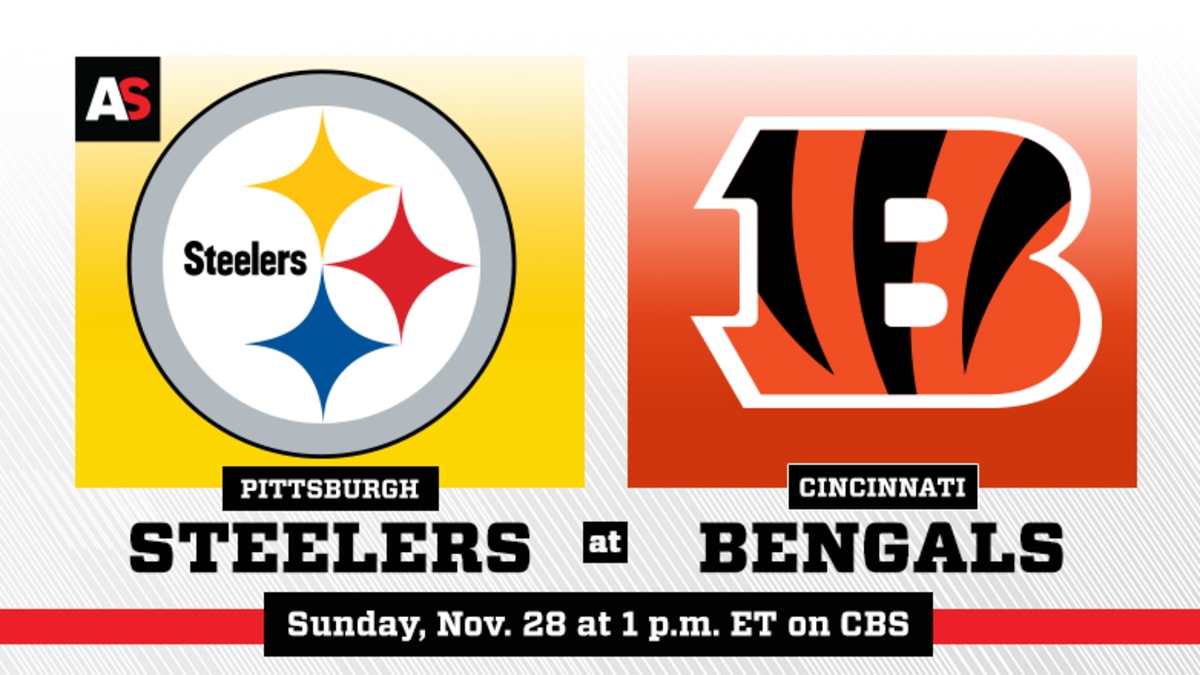 Pittsburgh Steelers vs. Cincinnati Bengals odds, how to watch Week 12