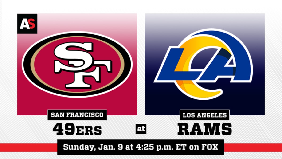 San Francisco 49ers vs. Los Angeles Rams - NFL Week 18 (1/9/22