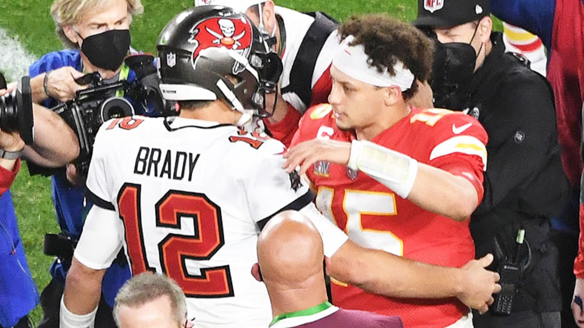 James Palmer on X: Patrick Mahomes vs Tom Brady in their first