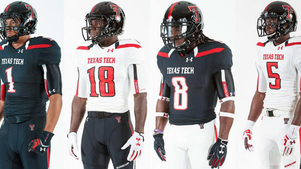 Fanatics Authentic Texas Tech Red Raiders Team-Issued #21 White and Black Jersey from The 2013 NCAA Football Season