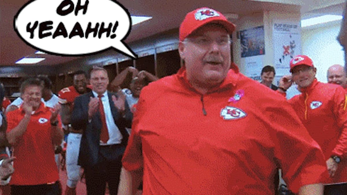 Andy Reid IS the Kool-Aid Man (GIF) - Athlon Sports