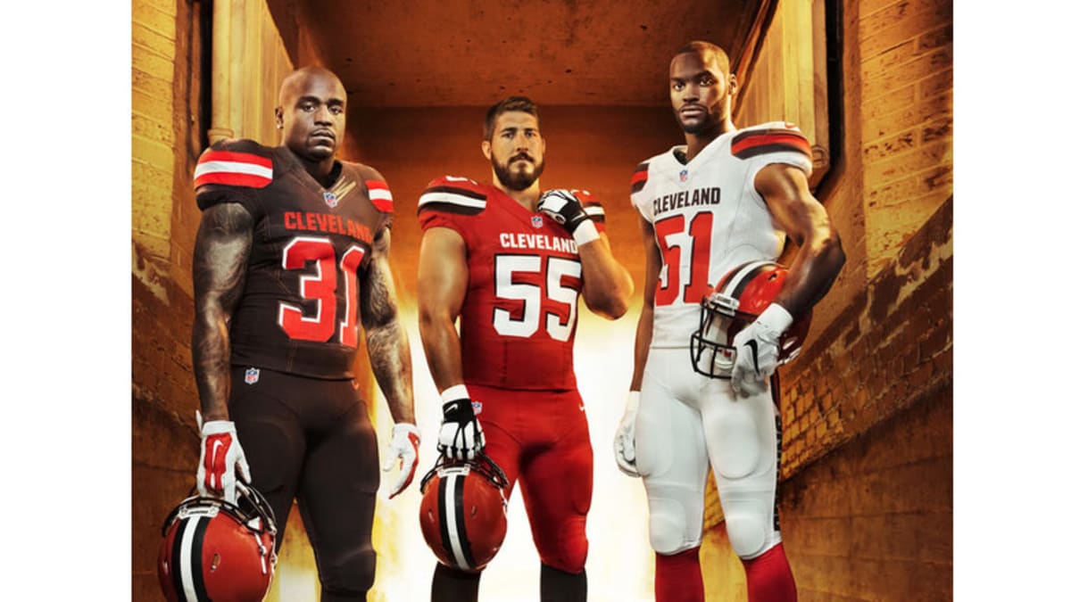 Cleveland Browns Unveil New Uniforms for 2015 Season