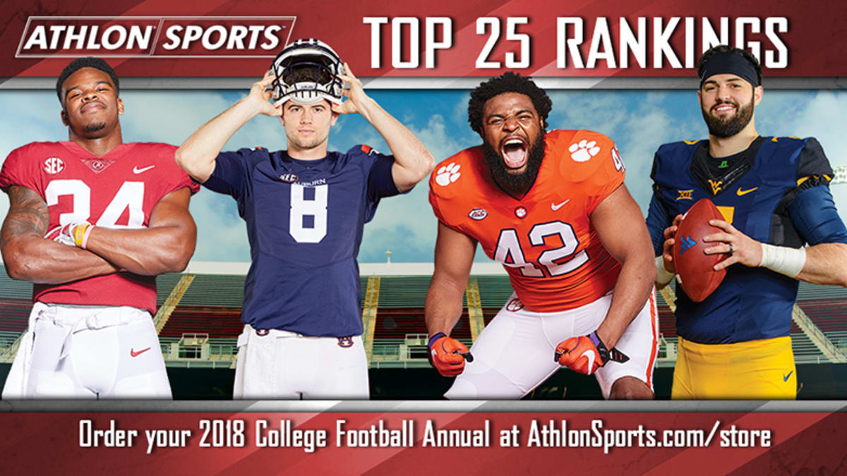 Athlon Sports 2016 College Football Top 25 