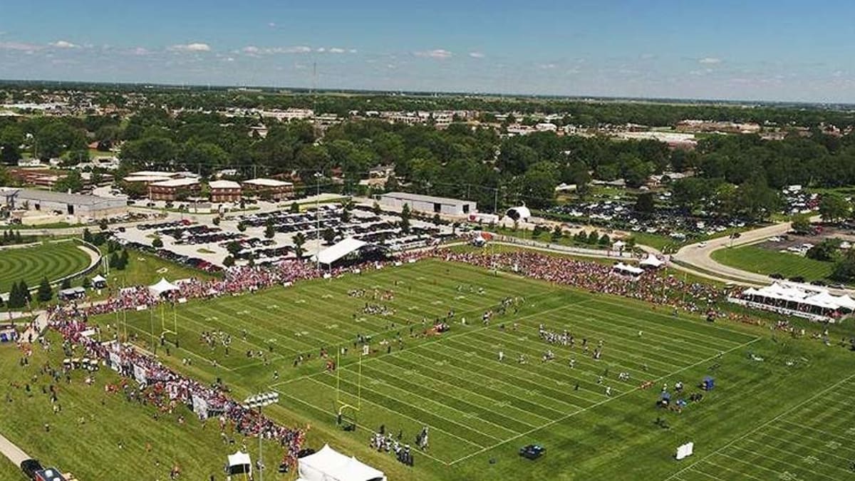 Chicago Bears training camp leaving Bourbonnais