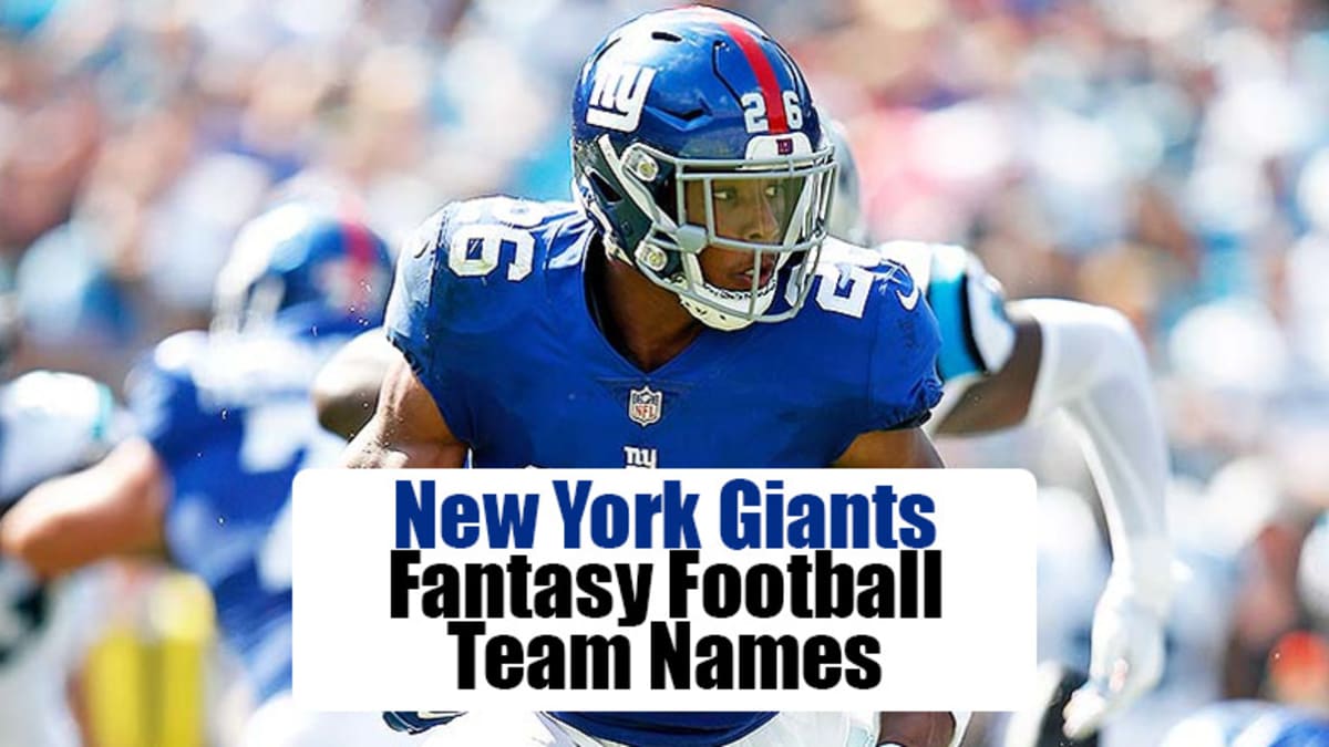 New York Giants Fantasy Football Team Names (2022) 