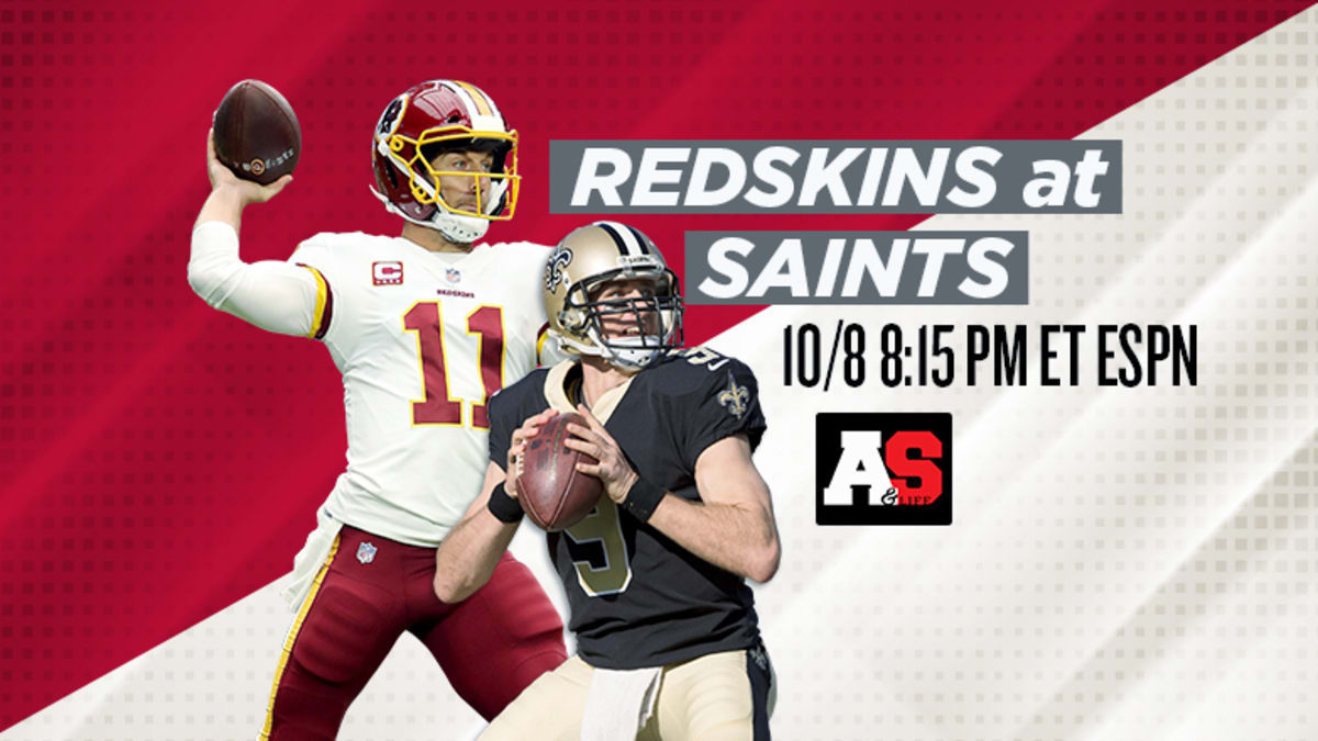 Redskins 19-43 Saints (Oct 8, 2018) Final Score - ESPN