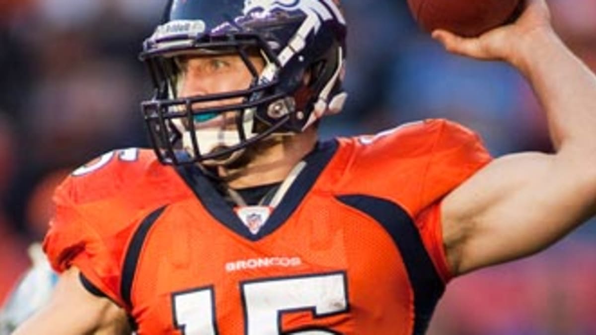 Denver Broncos running back Willis McGahee (23) runs during an NFL