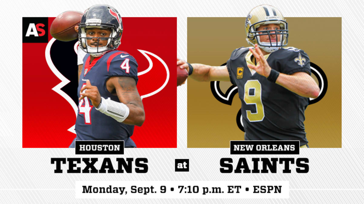 saints vs texans on tv