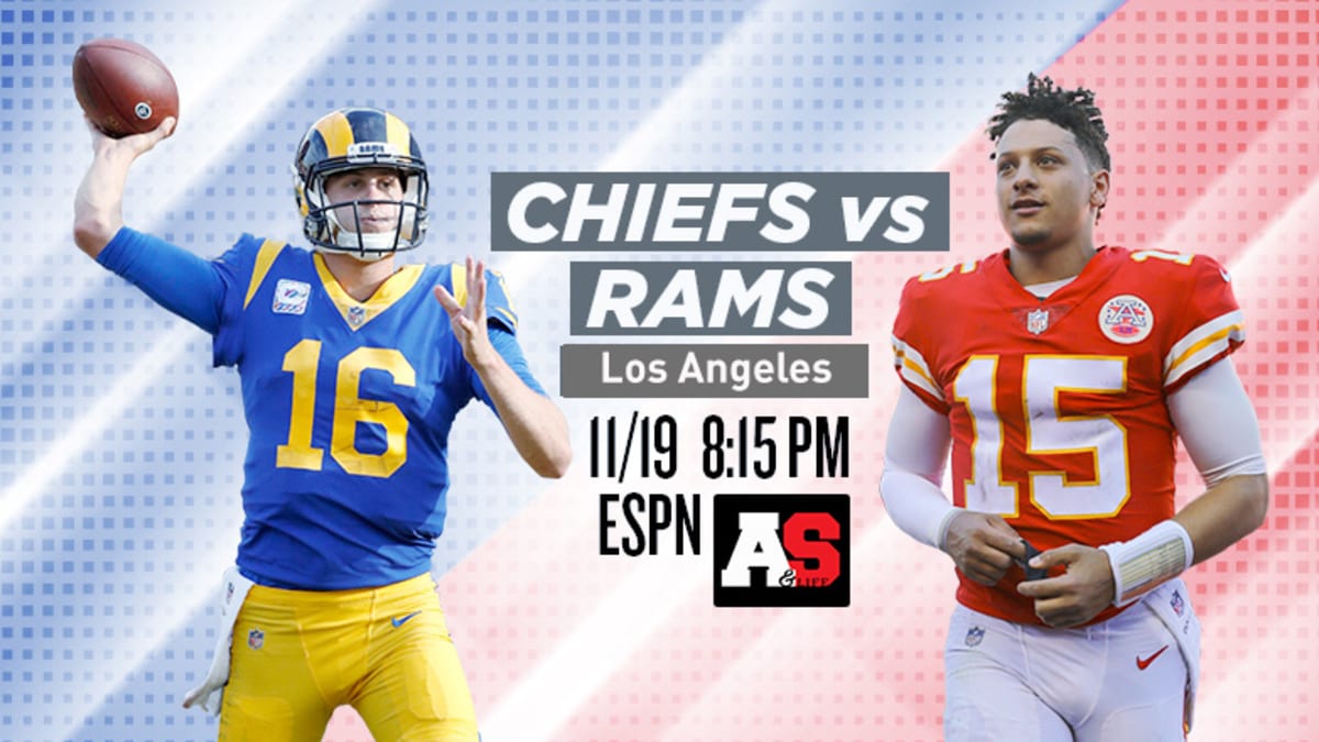 What channel is Kansas City Chiefs game today vs. L.A. Rams? (11
