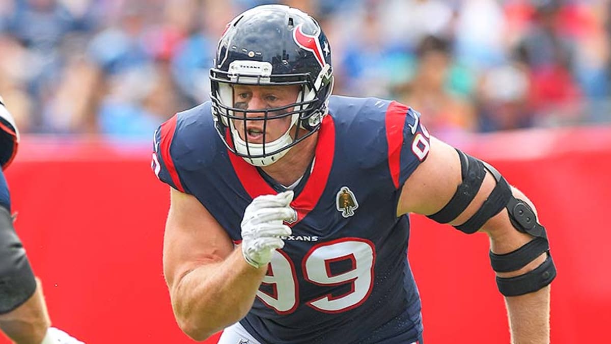 CBS had JJ Watt on location from Texans' Ring of Honor induction