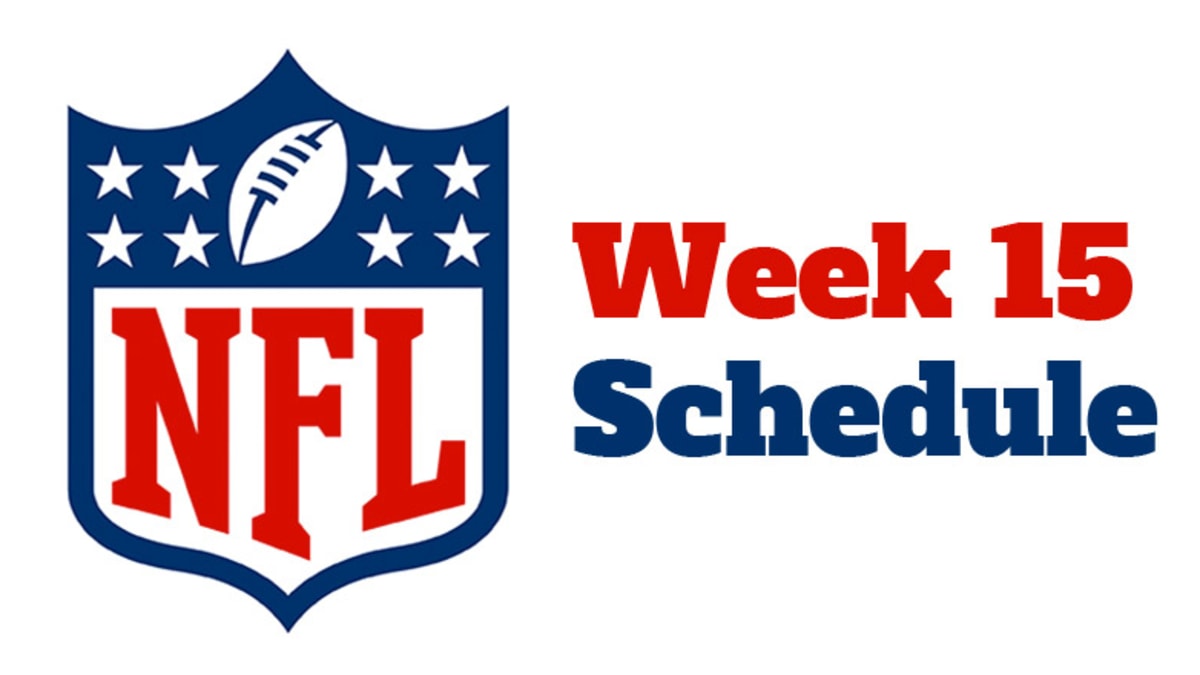NFL Week 15 schedule: Full list of primetime games, start times