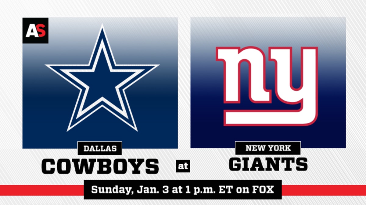 Dallas Cowboys vs. New York Giants Prediction and Preview