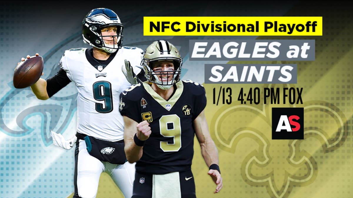 2019 New Orleans Saints vs Philadelphia Eagles NFL Playoff Ticket Stub 1/13