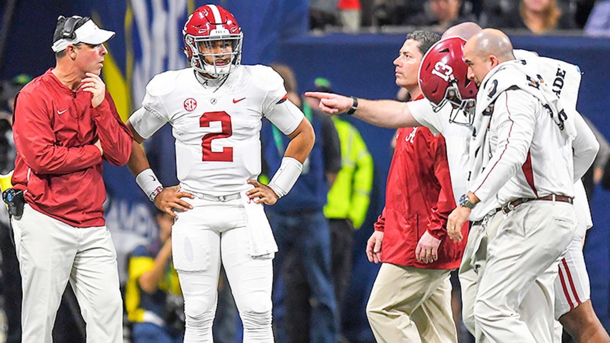 Alabama QB Jalen Hurts aims to bring the pain in title game, but