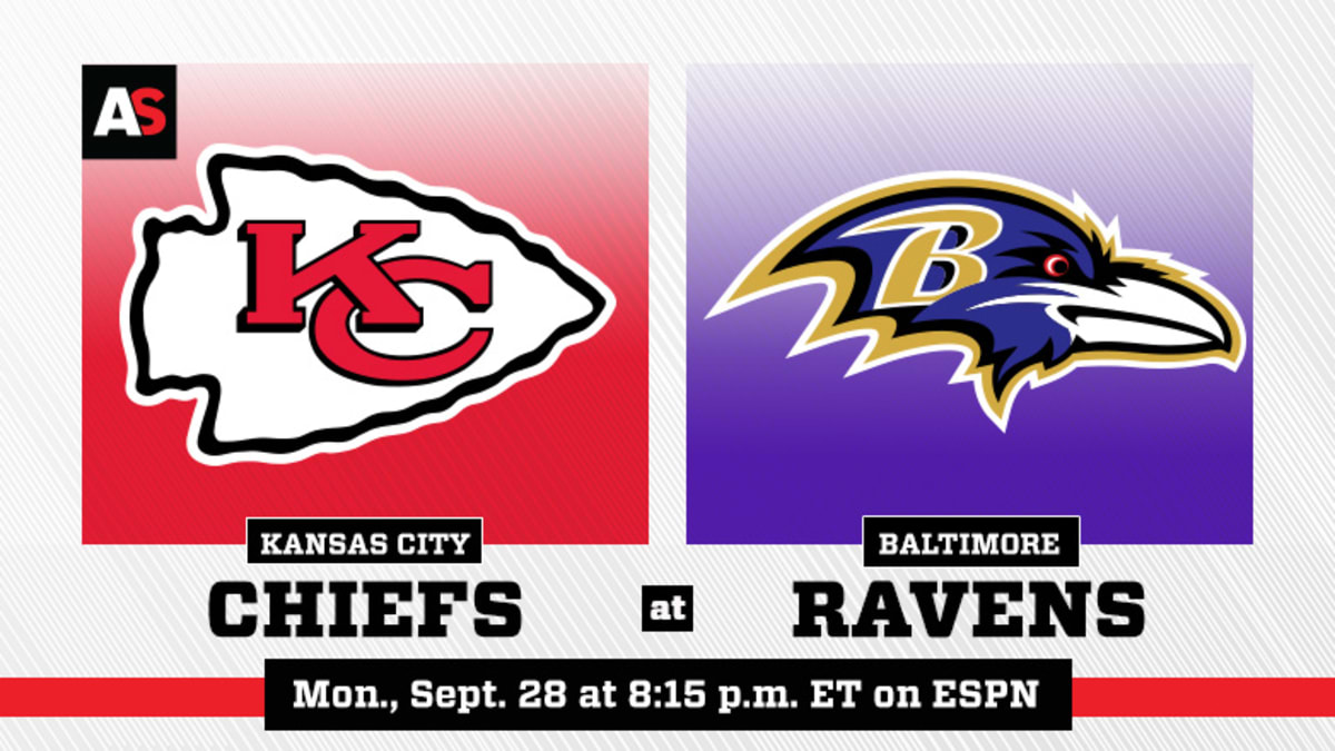 Monday, Sept. 28: Chiefs vs. Ravens in Epic 'Monday Night Football