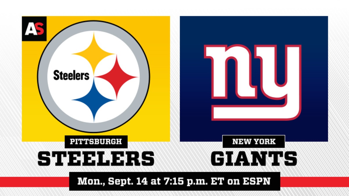 Monday Night Football: Pittsburgh Steelers vs. New York Giants