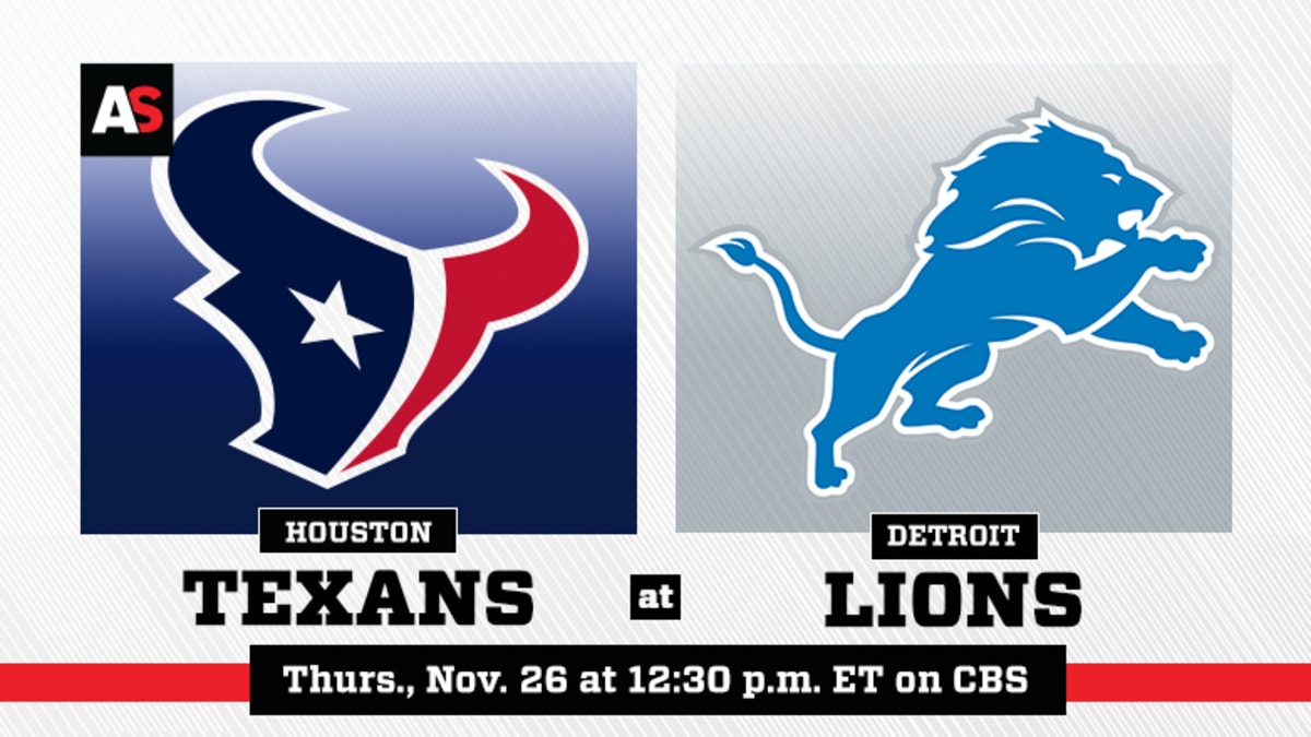 Thanksgiving Day: Houston Texans vs. Detroit Lions Prediction and