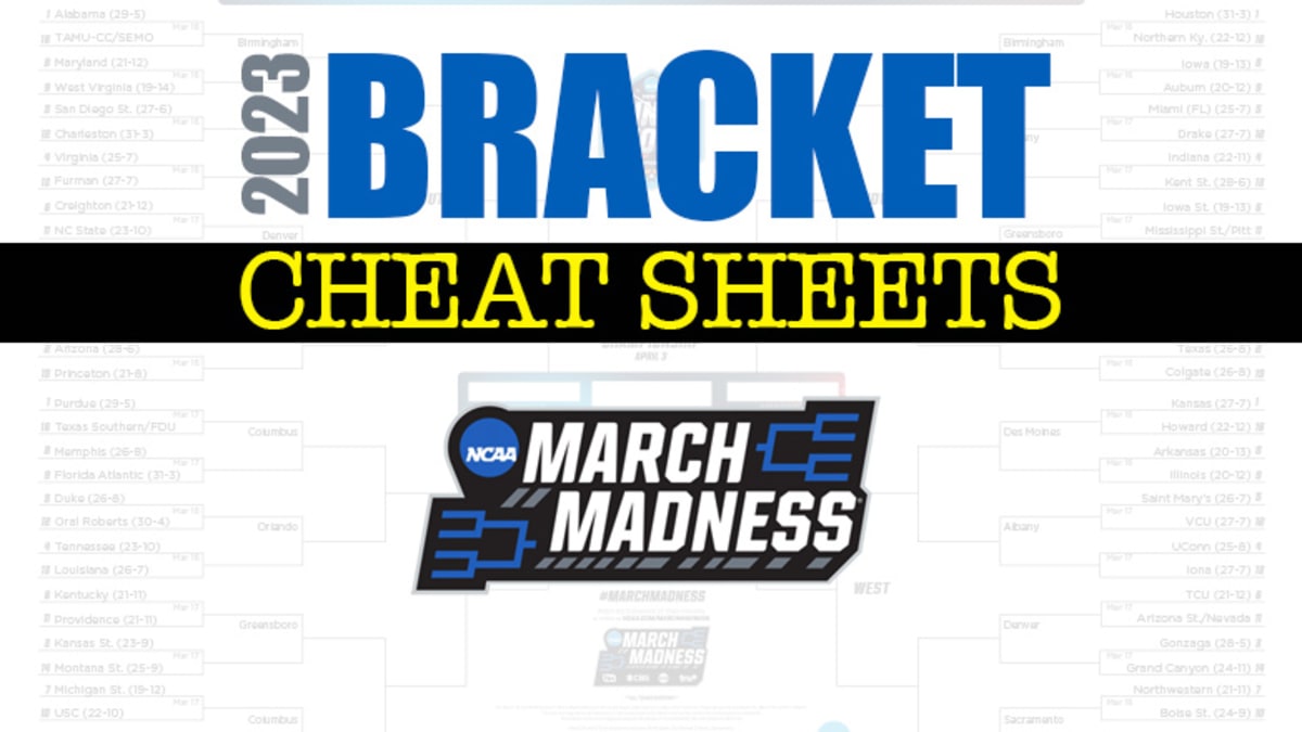 2023 men's NCAA tournament picks - Friday cheat sheet - ESPN