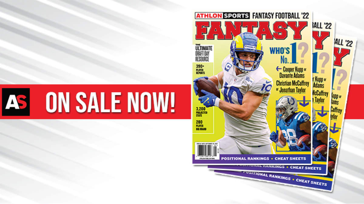 ATHLON SPORTS MAGAZINE - FANTASY 2022 - WHO'S No. 1? - COOPER KUPP OR  DAVANTE ADAMS - CHRISTIAN McCAFFREY OR JONATHAN TAYLOR: : Books