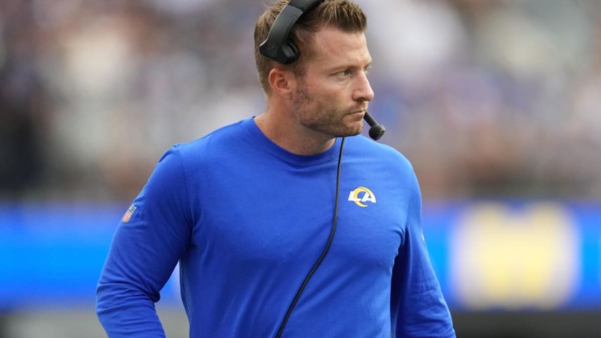 Rams' Sean McVay drops epic 2-word reaction to Vegas' 6.5 win total