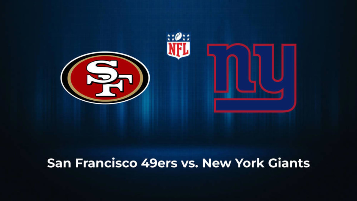 How to watch tonight's New York Giants vs. San Francisco 49ers