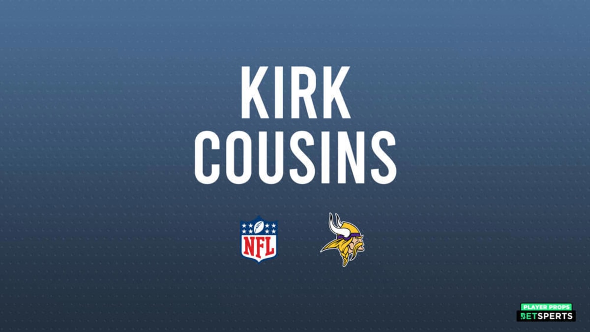 Week 4 NFL Player Props: Kirk Cousins Odds vs. the Panthers